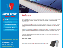 Tablet Screenshot of markthespark.net.au
